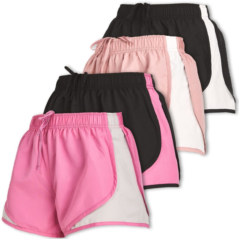 NEW Ultra Performance Women's Running Shorts 4-Pack Athletic Workout Gym Shorts